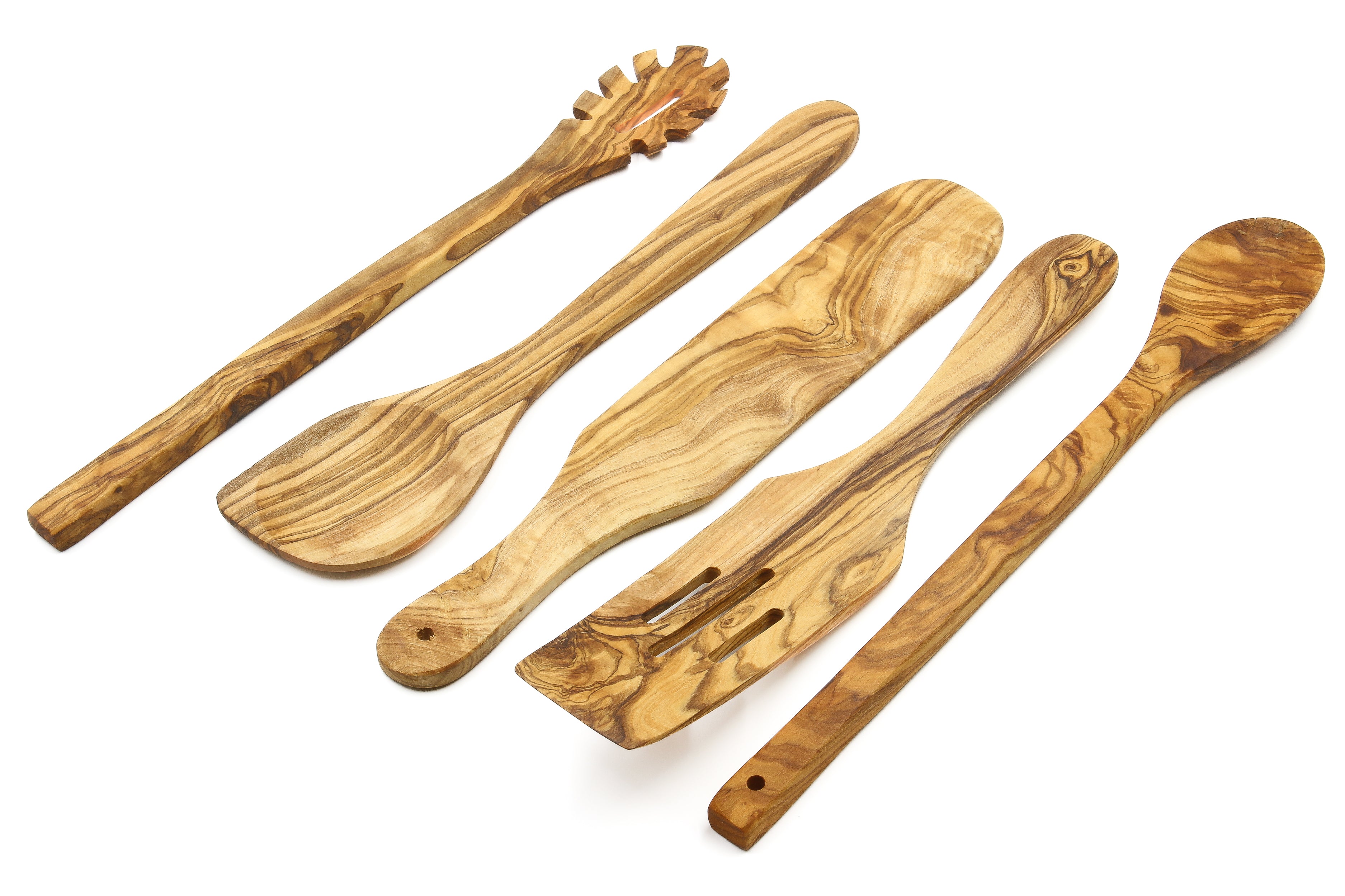 Essential kitchen utensils Nawara Olive Wood Craft