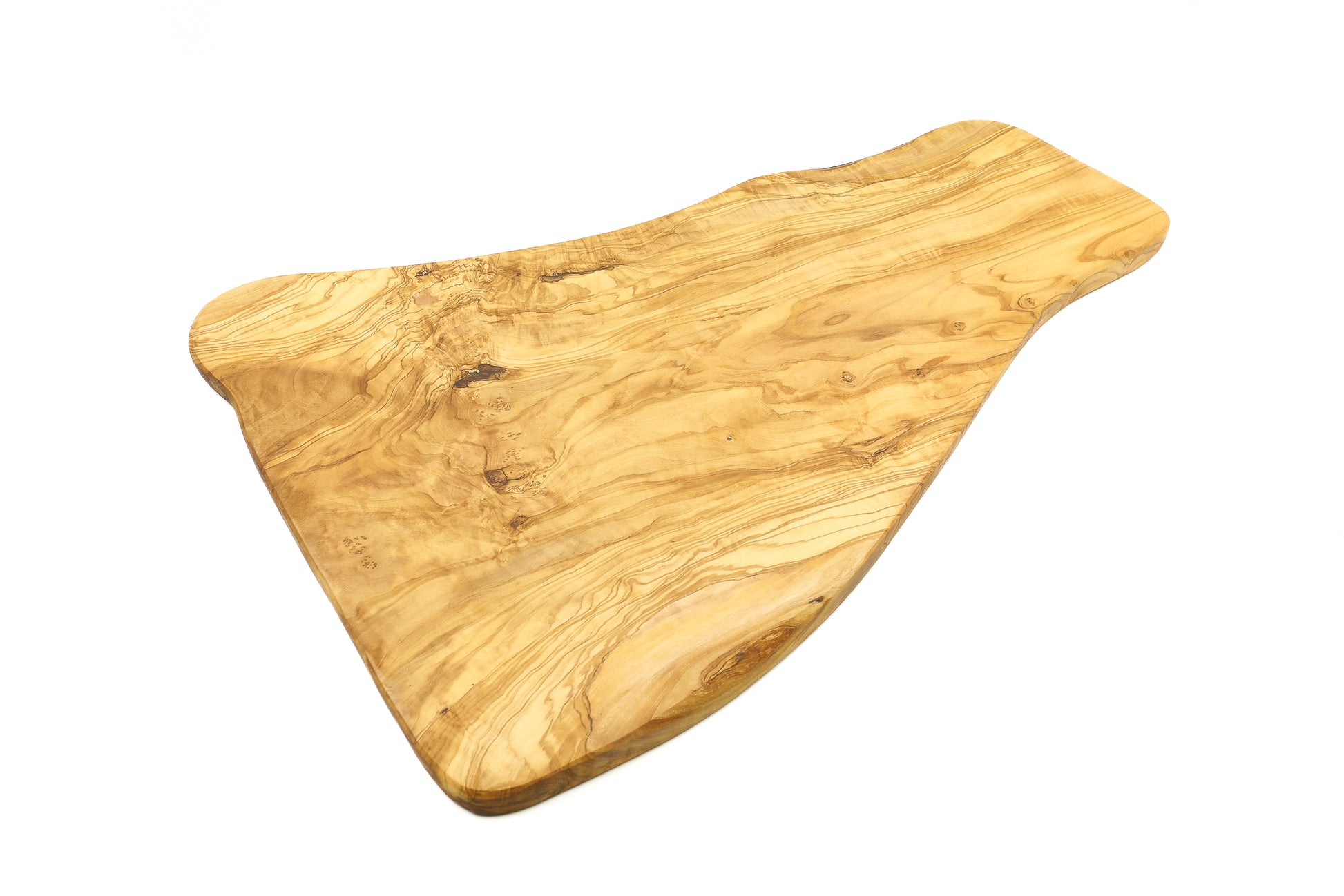 Xtra large olive wood kitchen board for versatile culinary use
