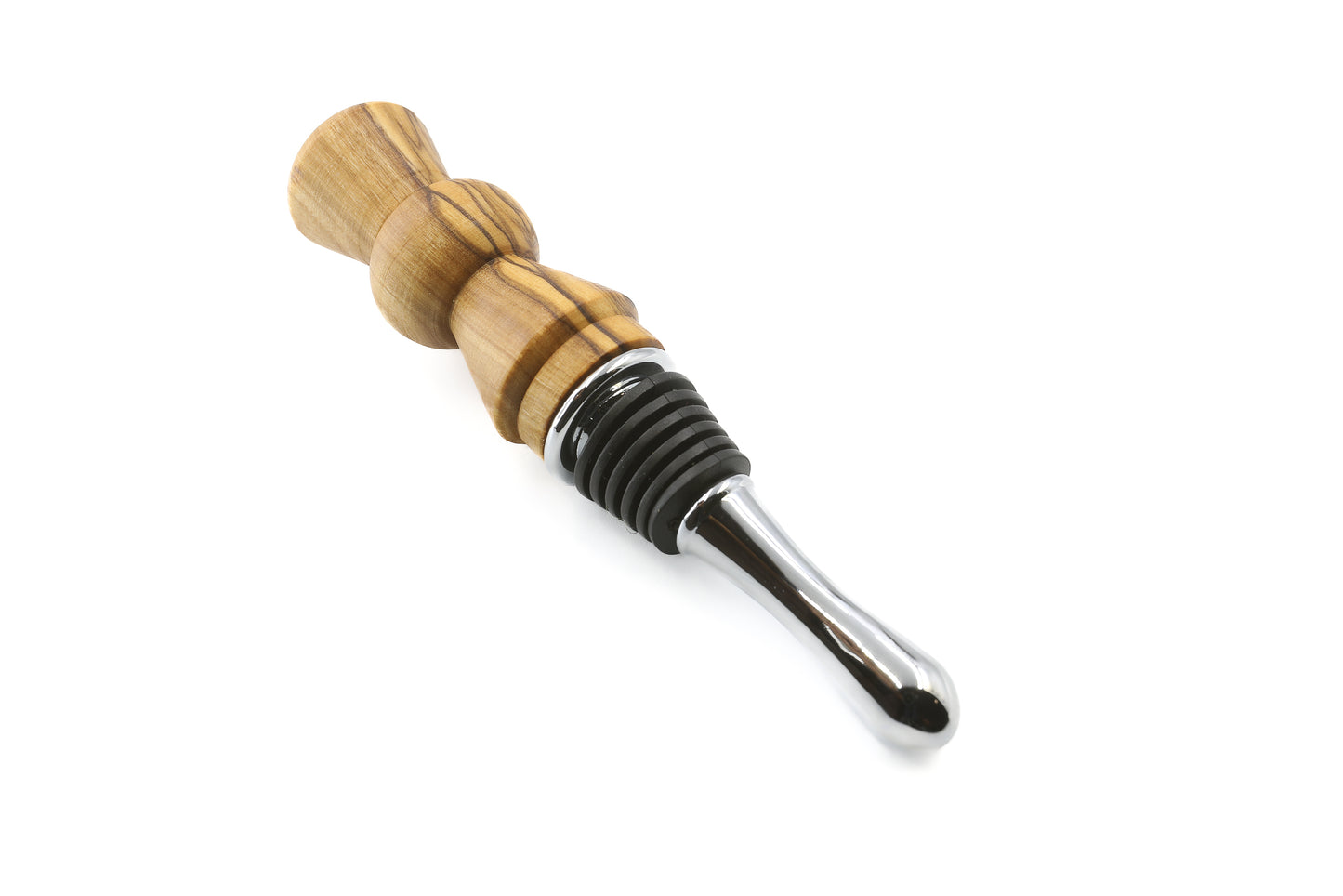 Exclusive olive wood wine bottle stopper for preserving flavor