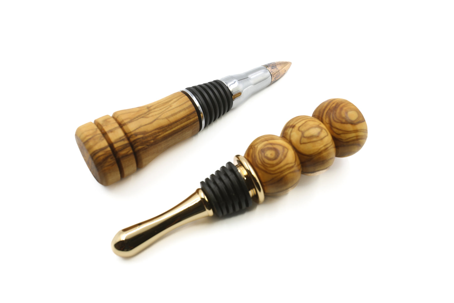 Unique olive wood wine cork to elevate your beverage experience