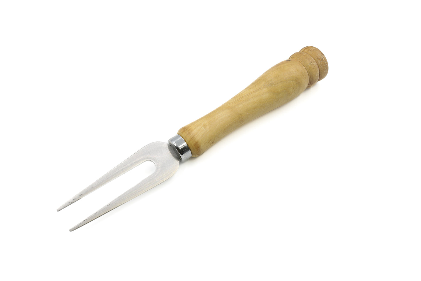 Artisan-made cheese knife assortment in beautiful olive wood