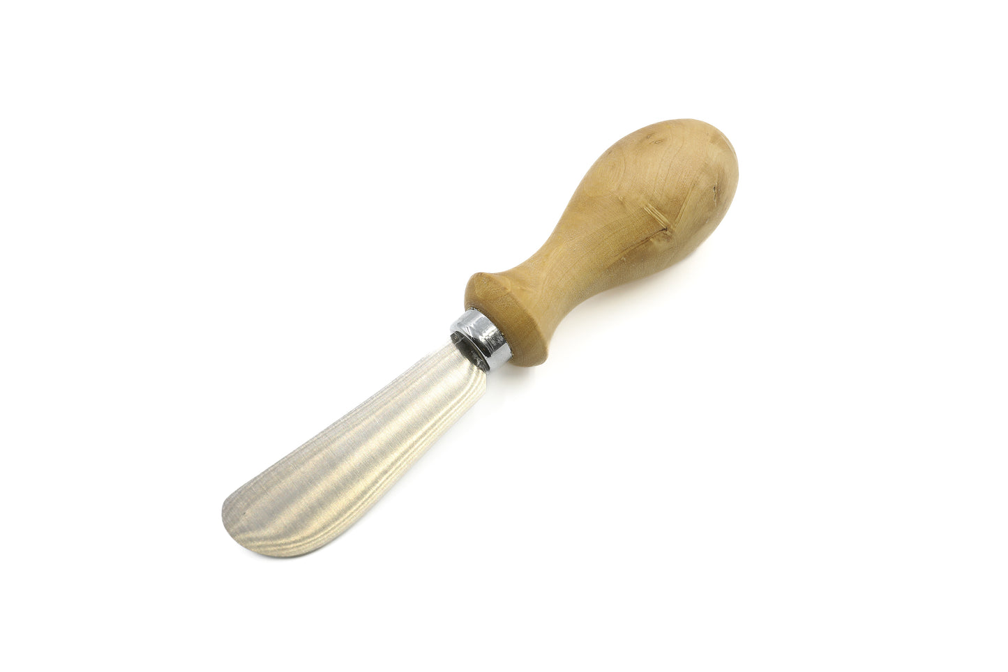 Handcrafted olive wood cheese knives