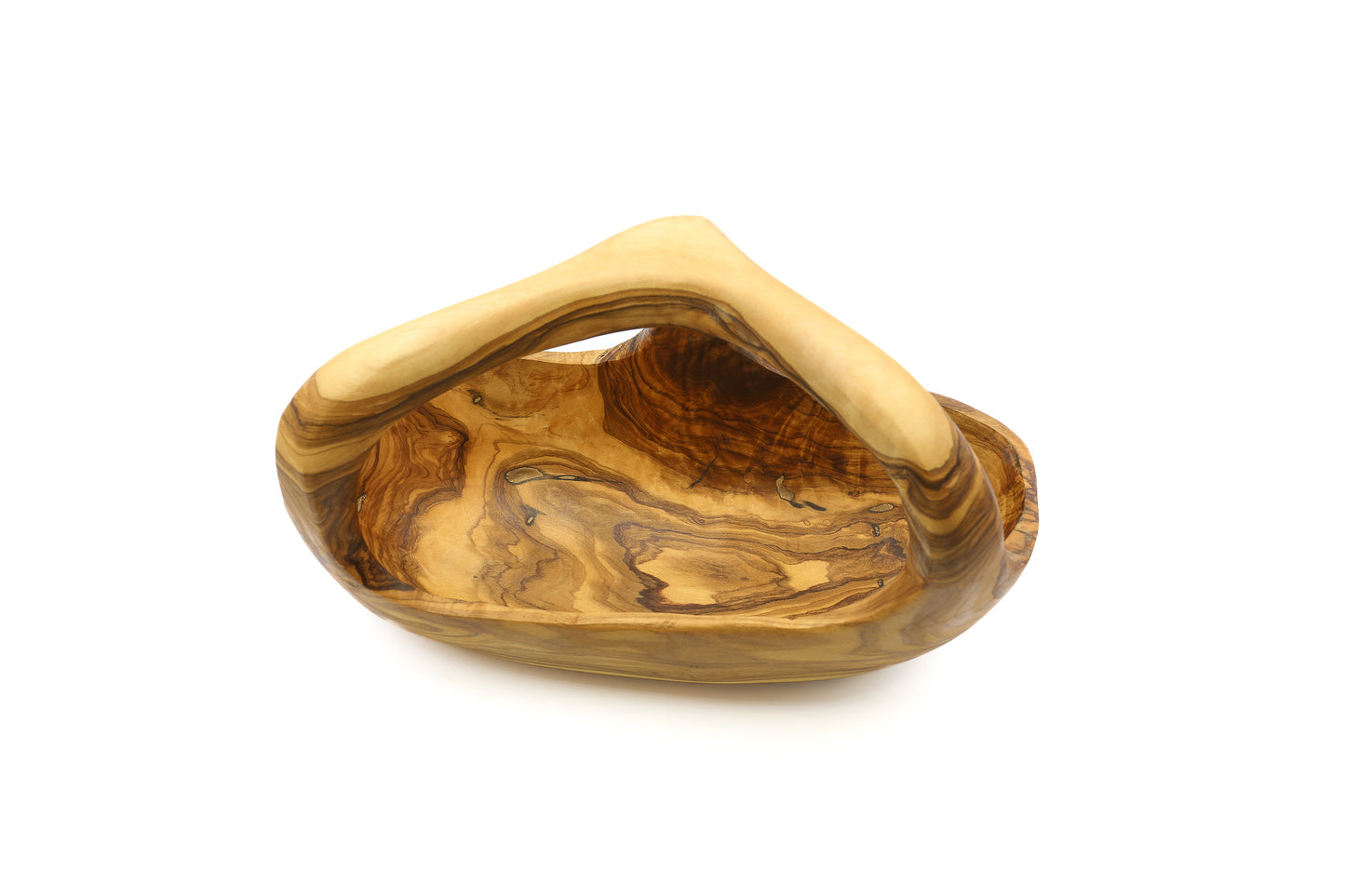 Olive Wood Fruit Presentation Basket
