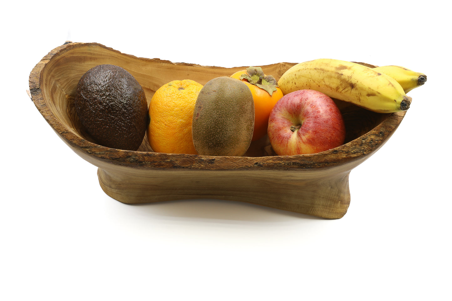 Olive Wood Fruit Display Dish