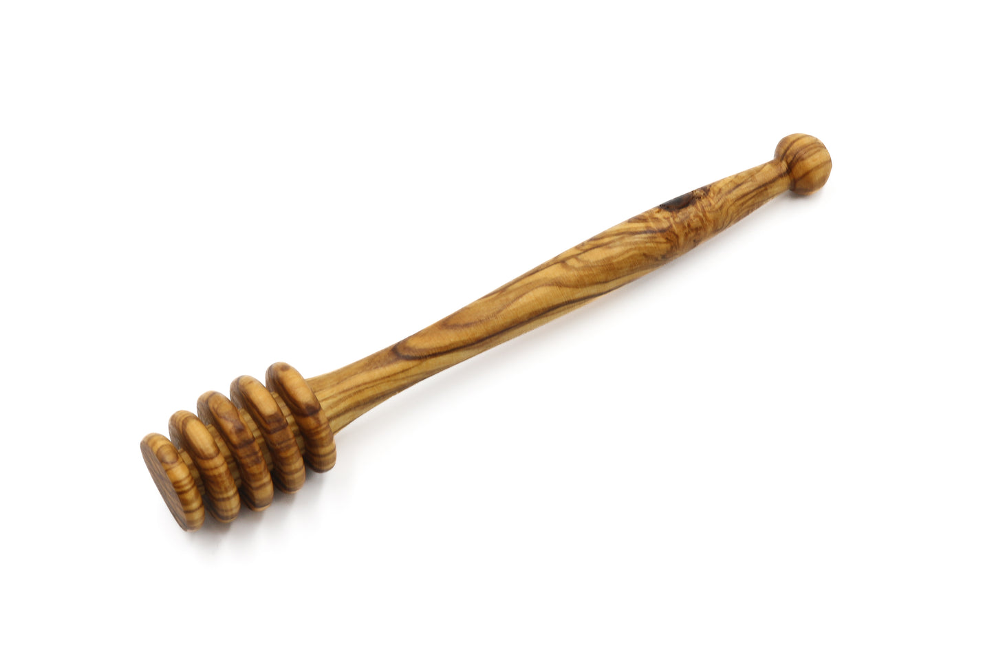 Eco-conscious choice: olive wood honey drizzler