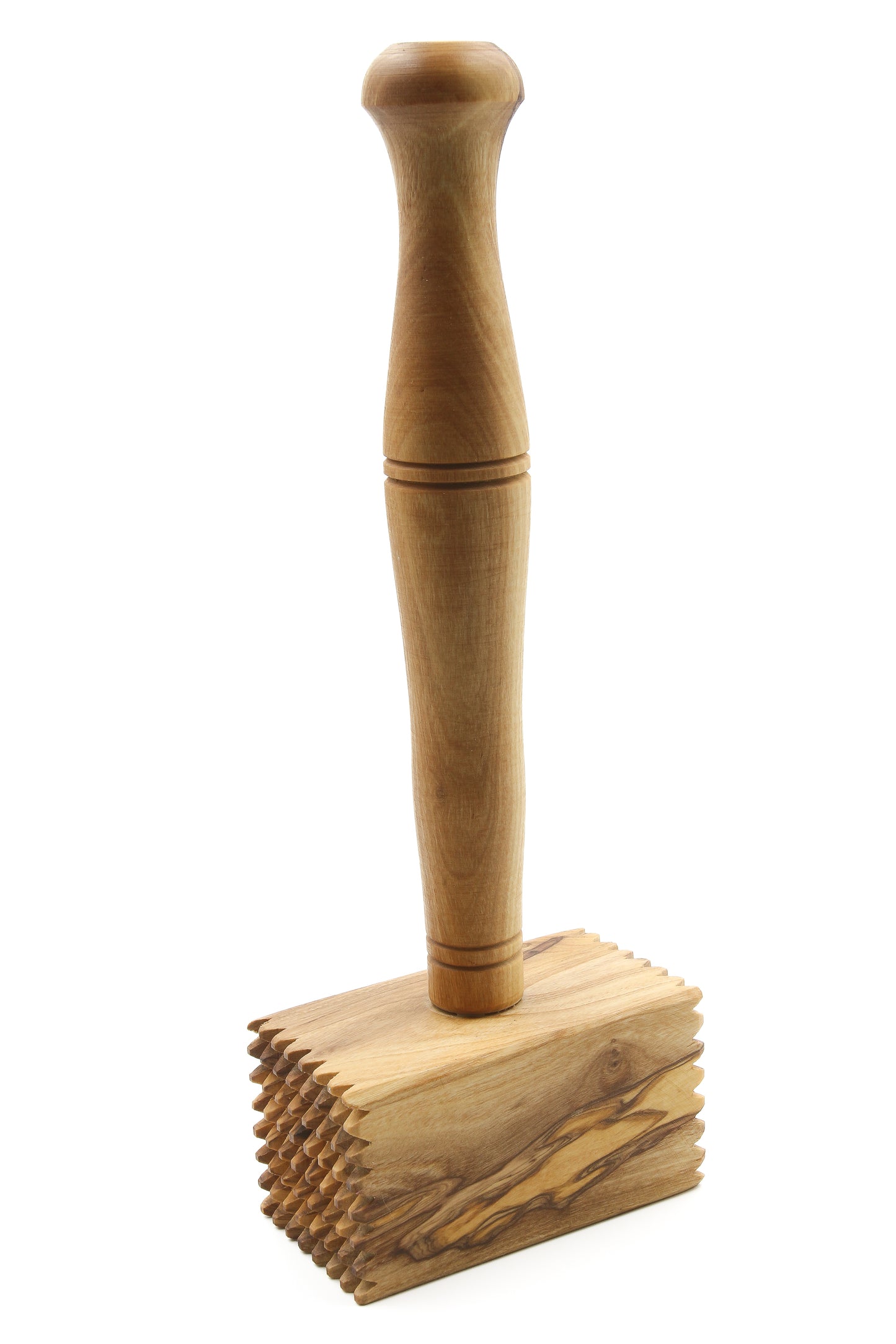 Elegant olive wood meat mallet for cooking