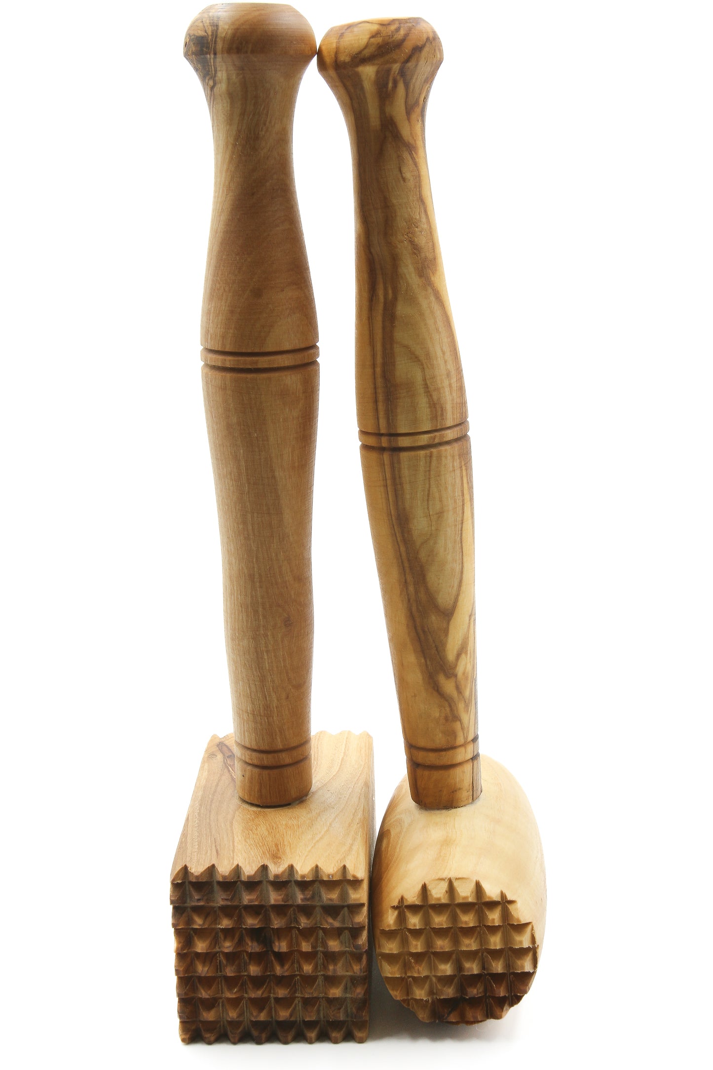 Rustic olive wood meat tenderizer for your kitchen