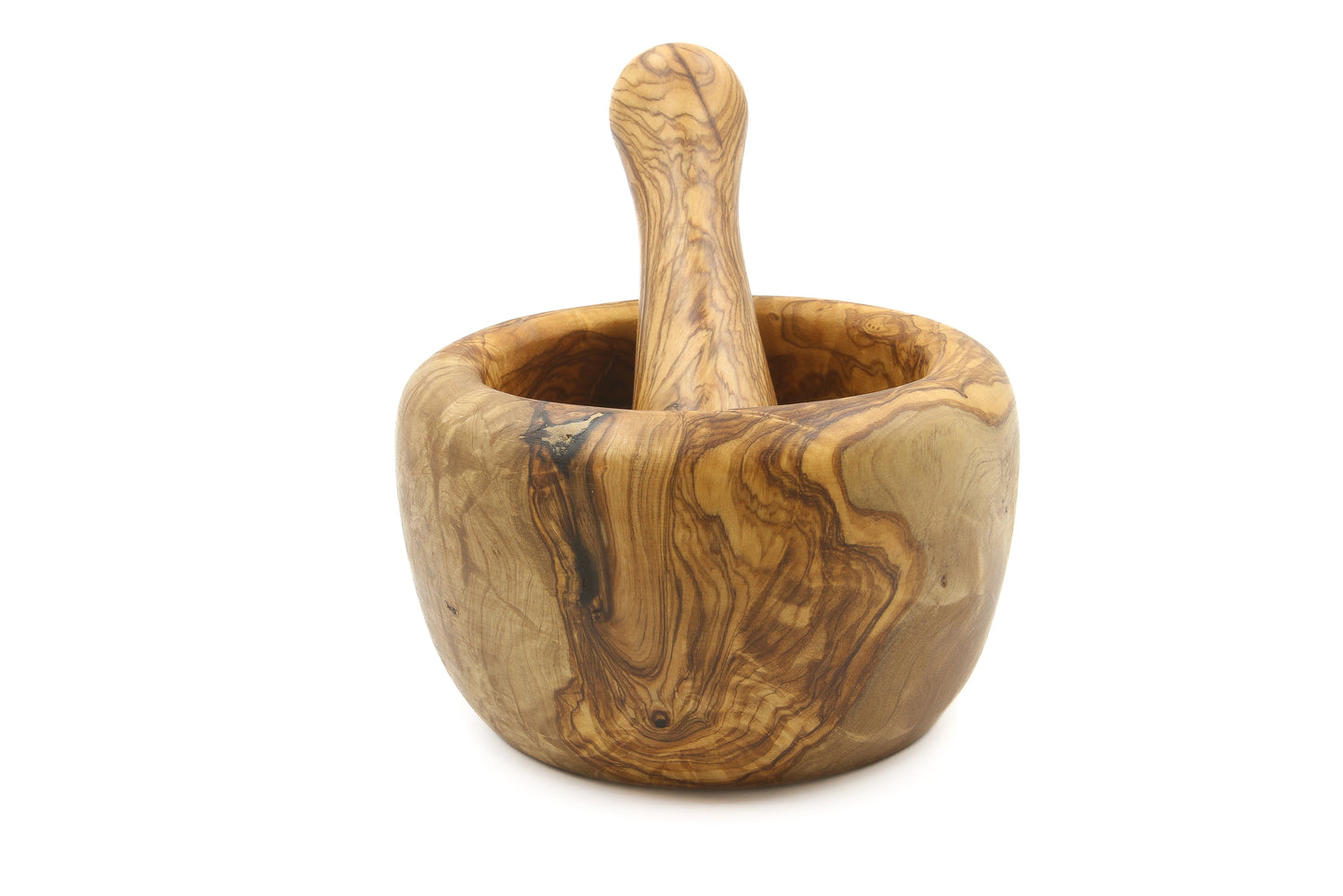 Durable and stylish olive wood vintage grinder