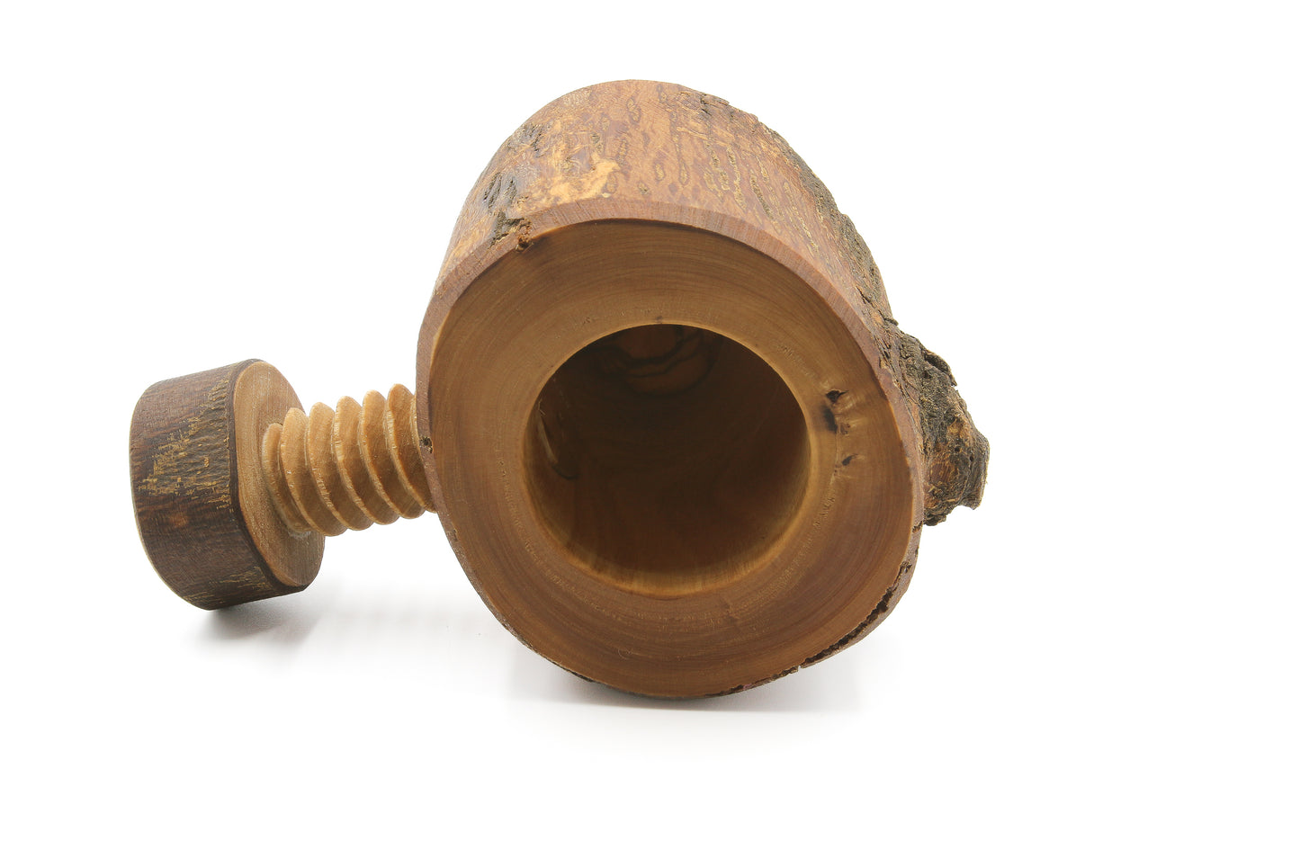Natural olive wood nutcracker for your snacking needs
