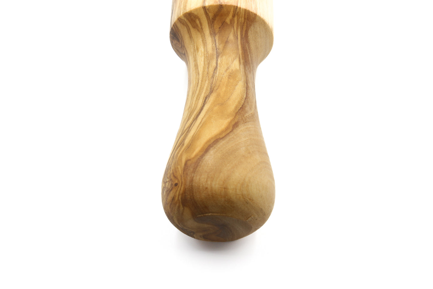 Rustic olive wood rolling pin for pastry and bread