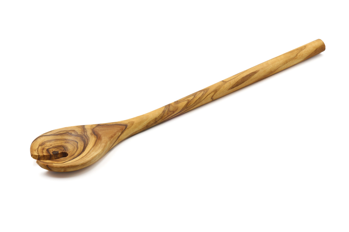 Olive wood Scandinavian design salad serving fork