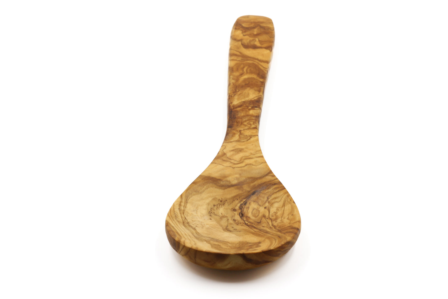 Olive wood generous scoop spoon, olive wood rice and potato server