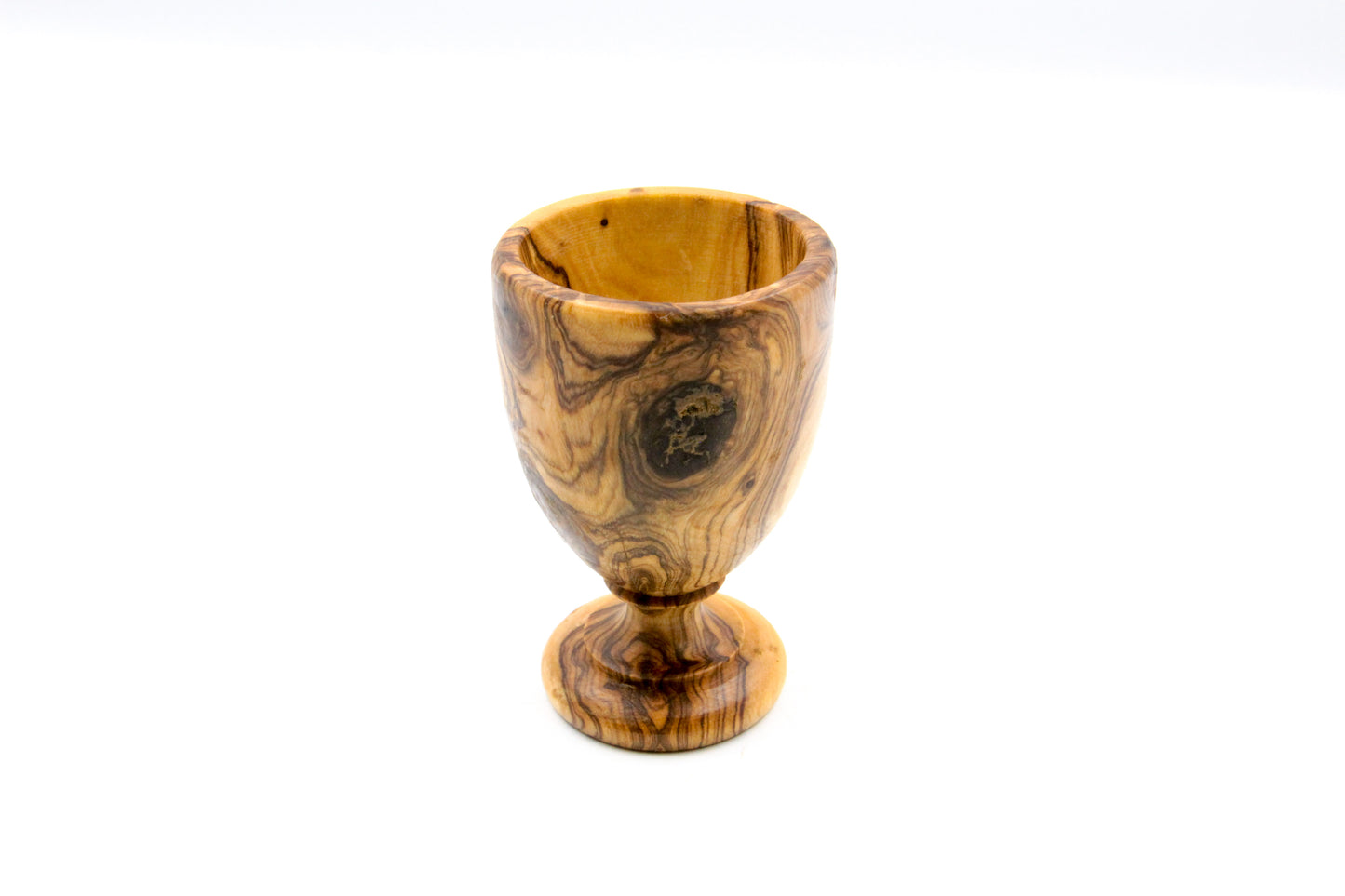 Olive wood egg cup