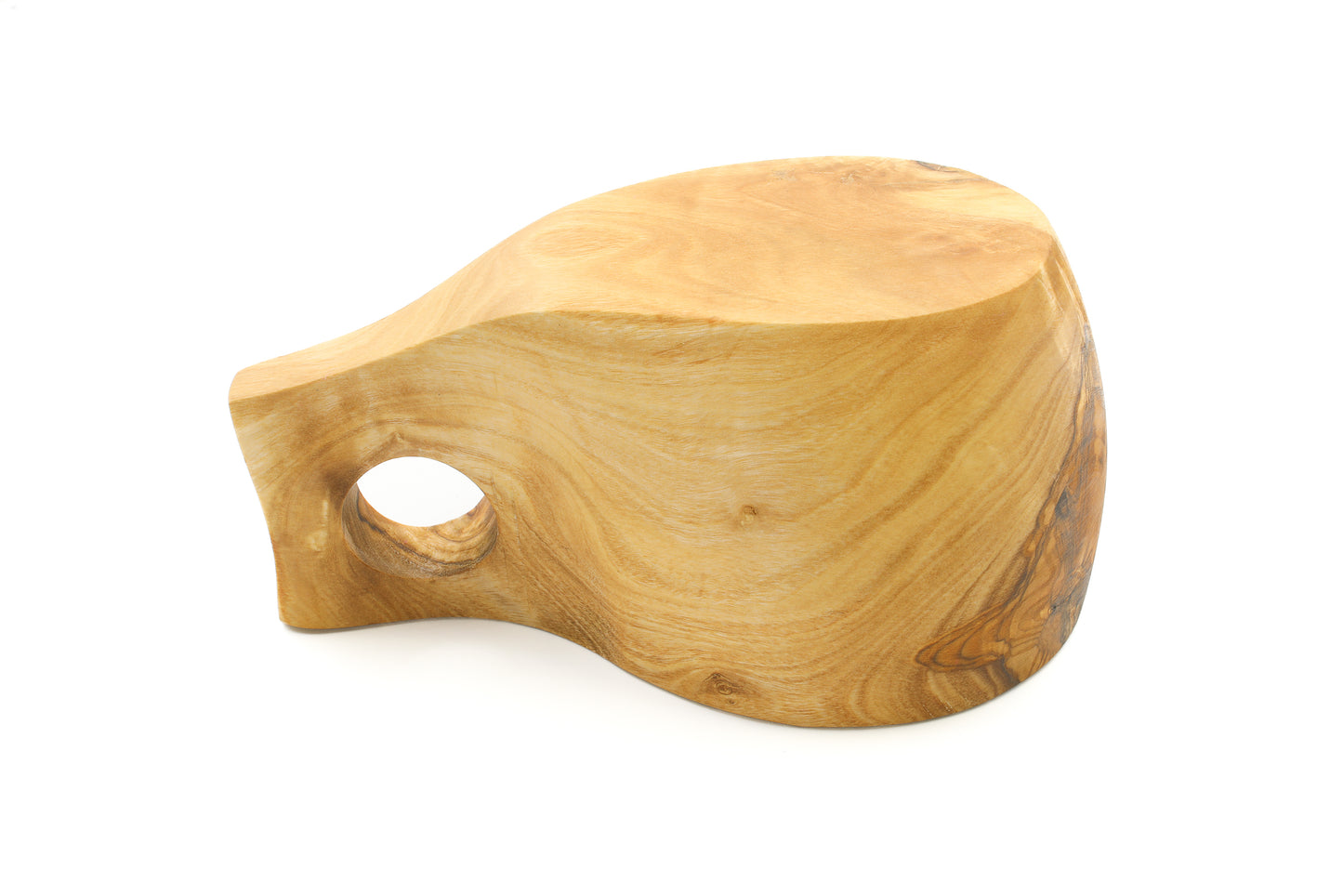 Eco-conscious choice: olive wood Scandinavian mug