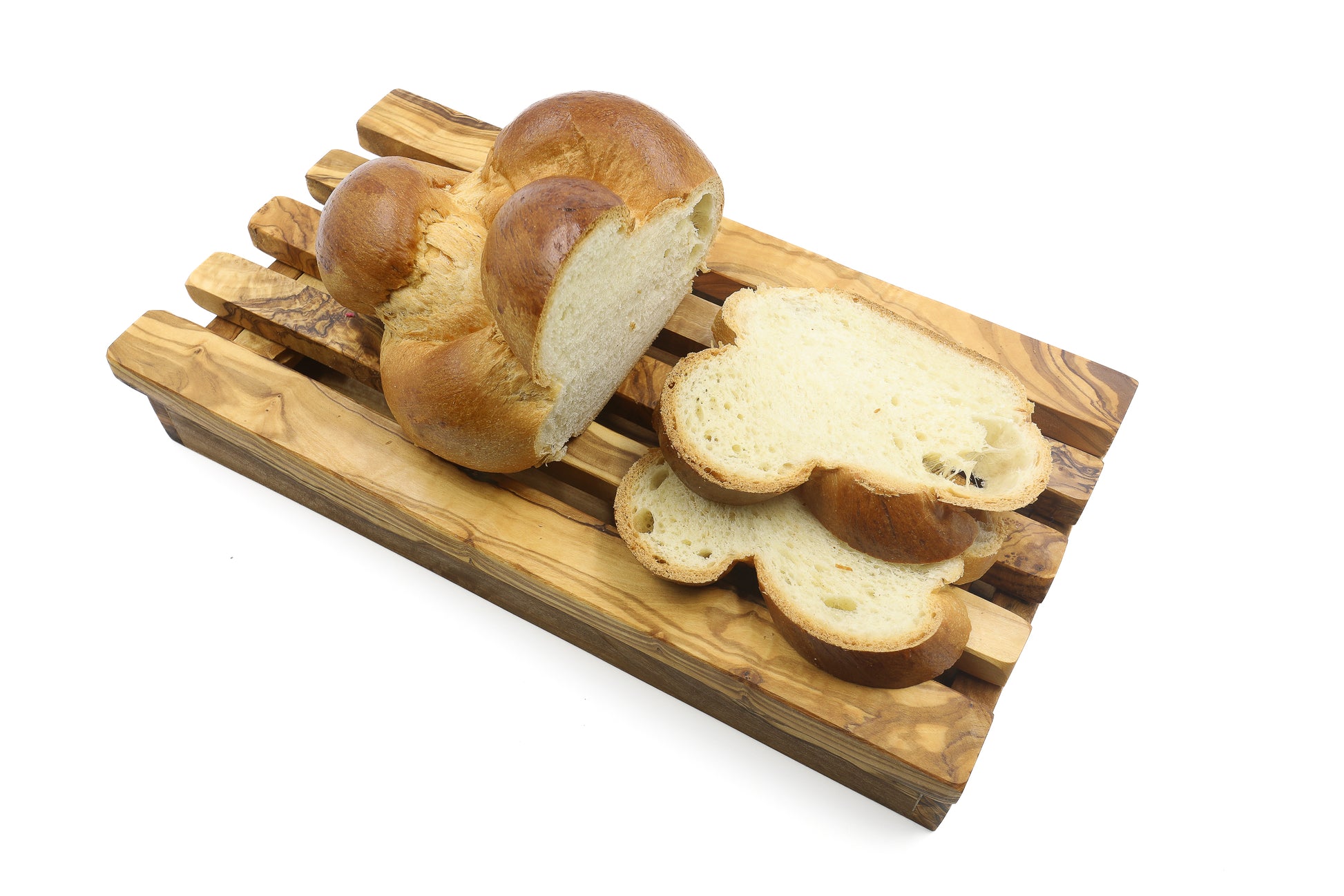 Chic Crumb-Free Olive Wood Rectangular Bread Board