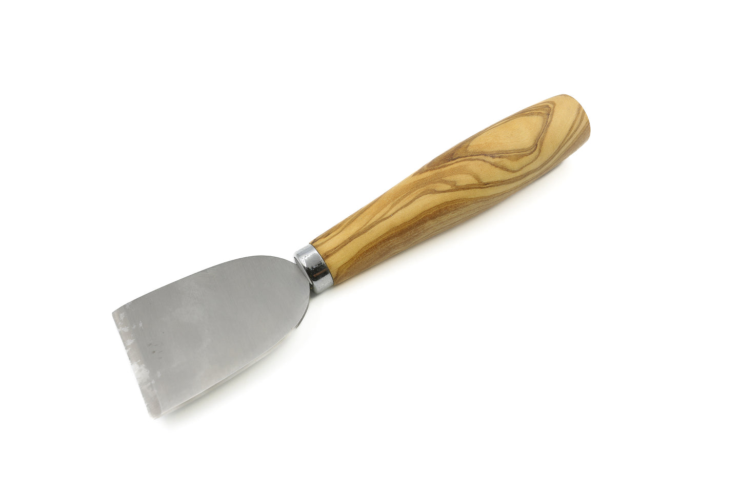 Sculpted Beauty: Olive Wood Cheese Knife Ensemble