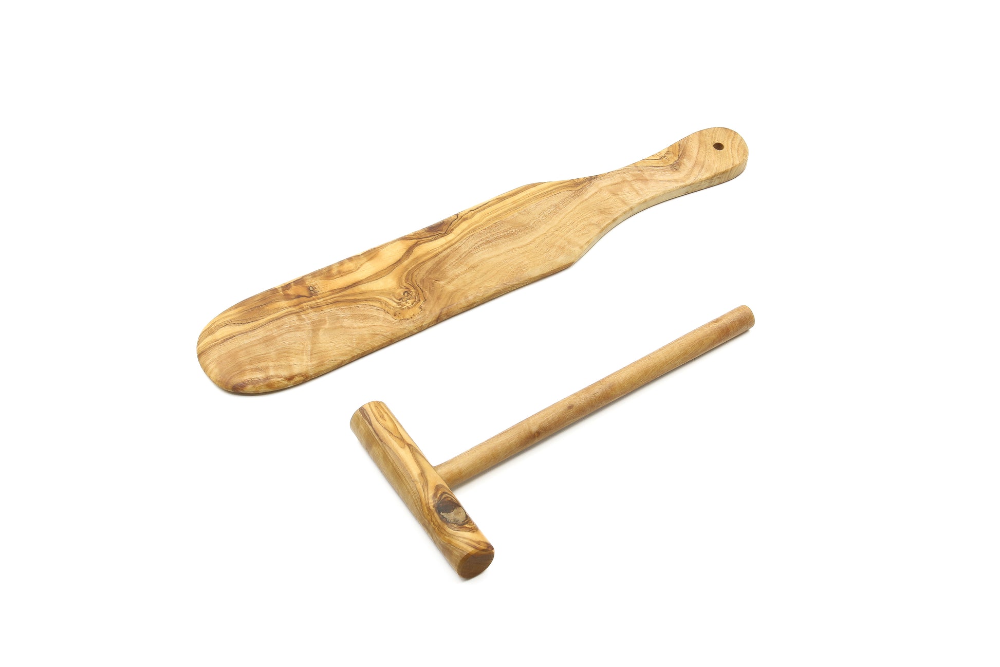 Olive wood set for creating delicious crepes and pancakes, the Basic set