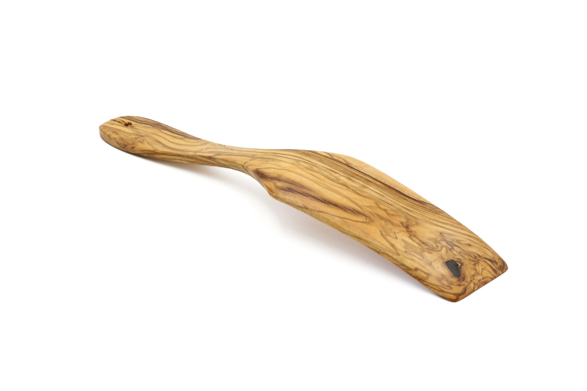 Artisan-crafted long curved spatula for your kitchen