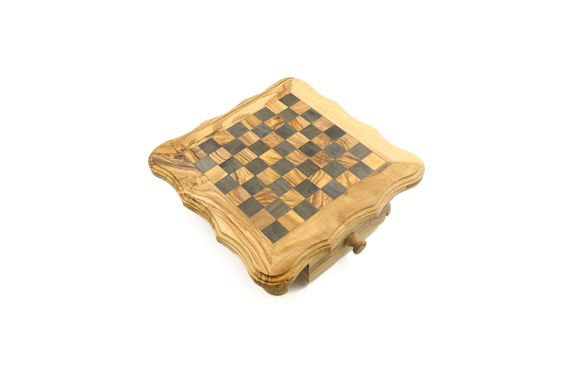 Unique and sustainable olive wood chess set for hours of enjoyment