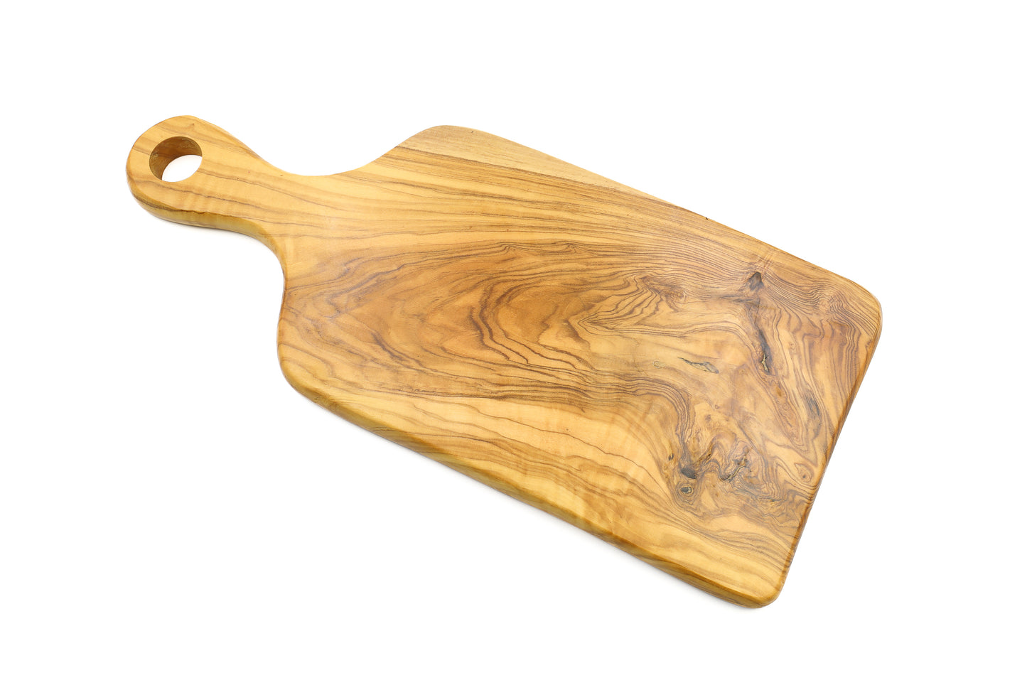 Unique olive wood kitchen accessory for slicing and chopping