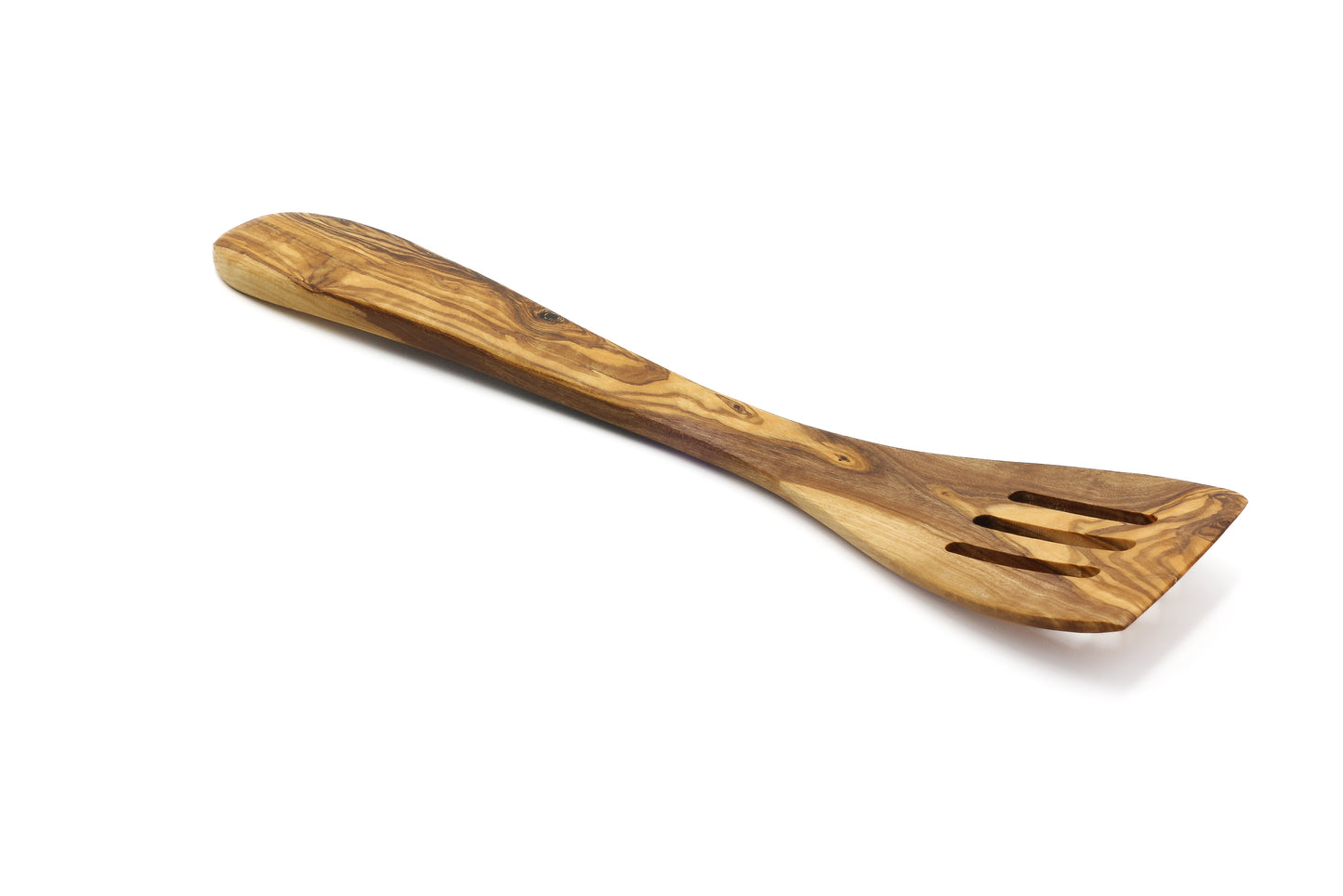 Olive wood slotted turner for cooking
