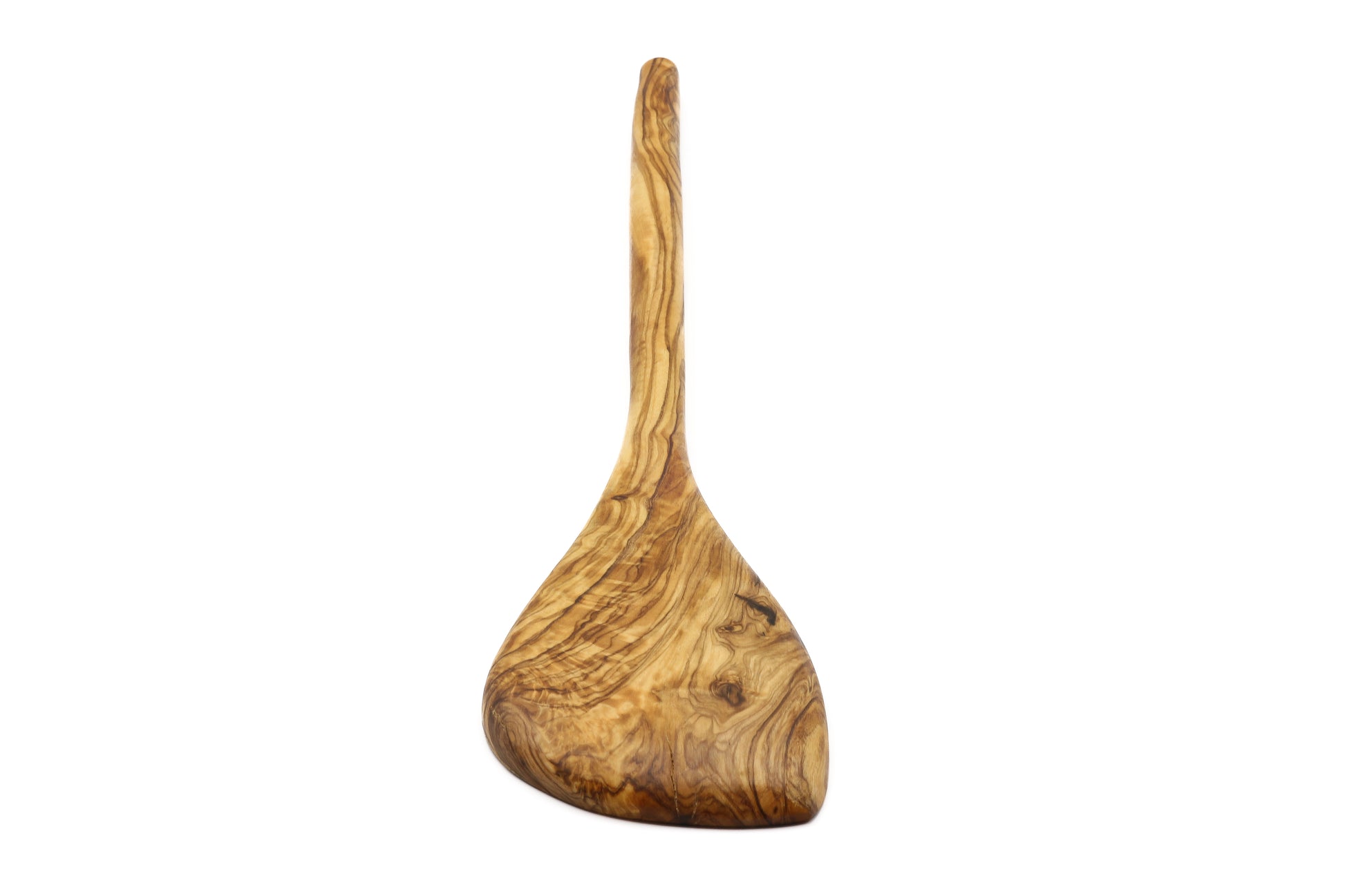 Rustic cooking tool in olive wood for culinary enthusiasts