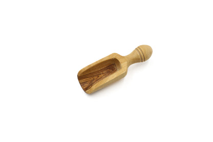Enhance your kitchen with olive wood scoops and measuring spoons