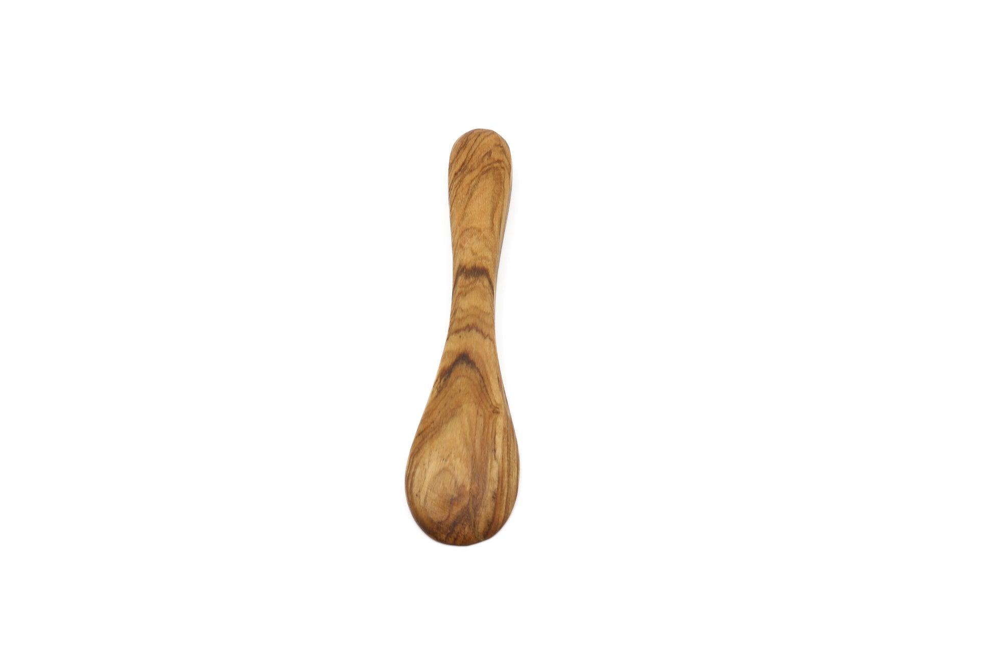 Petite olive wood spoon for various uses