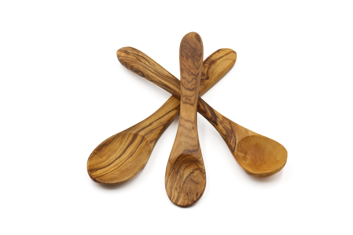 Miniature olive wood cooking utensil