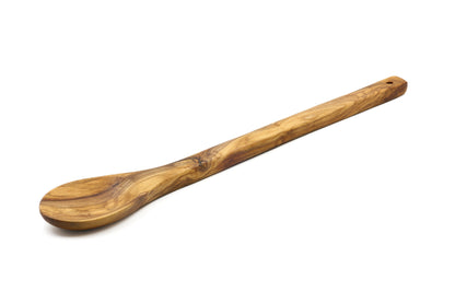 Multi-purpose olive wood utensil for stirring, mixing, and cooking