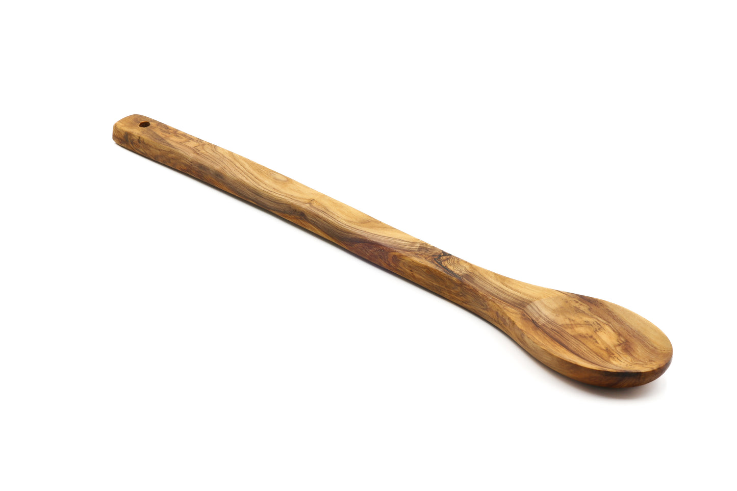 Cook with precision using this high-quality olive wood spoon