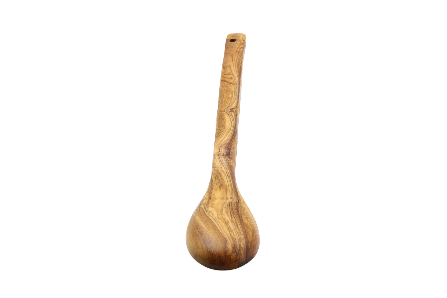 A stylish and functional olive wood spoon for all your cooking tasks