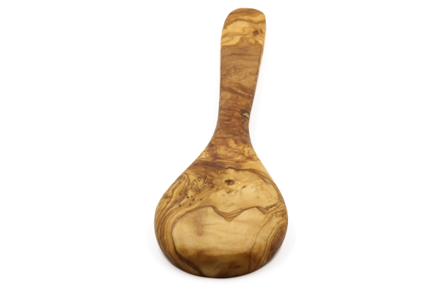 Olive wood large serving spoon, olive wood rice and potato server