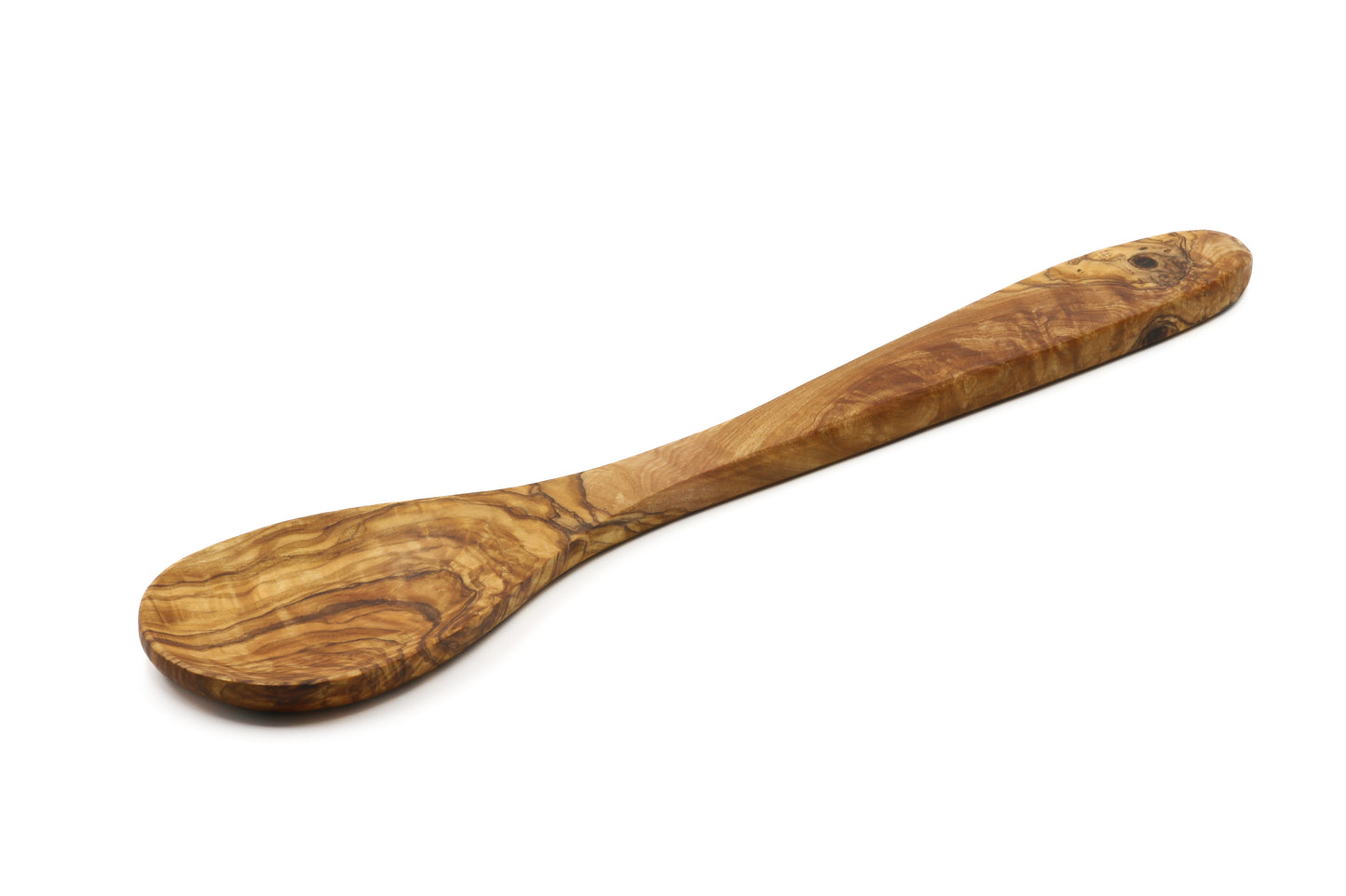 Classic olive wood polenta and stirring utensil