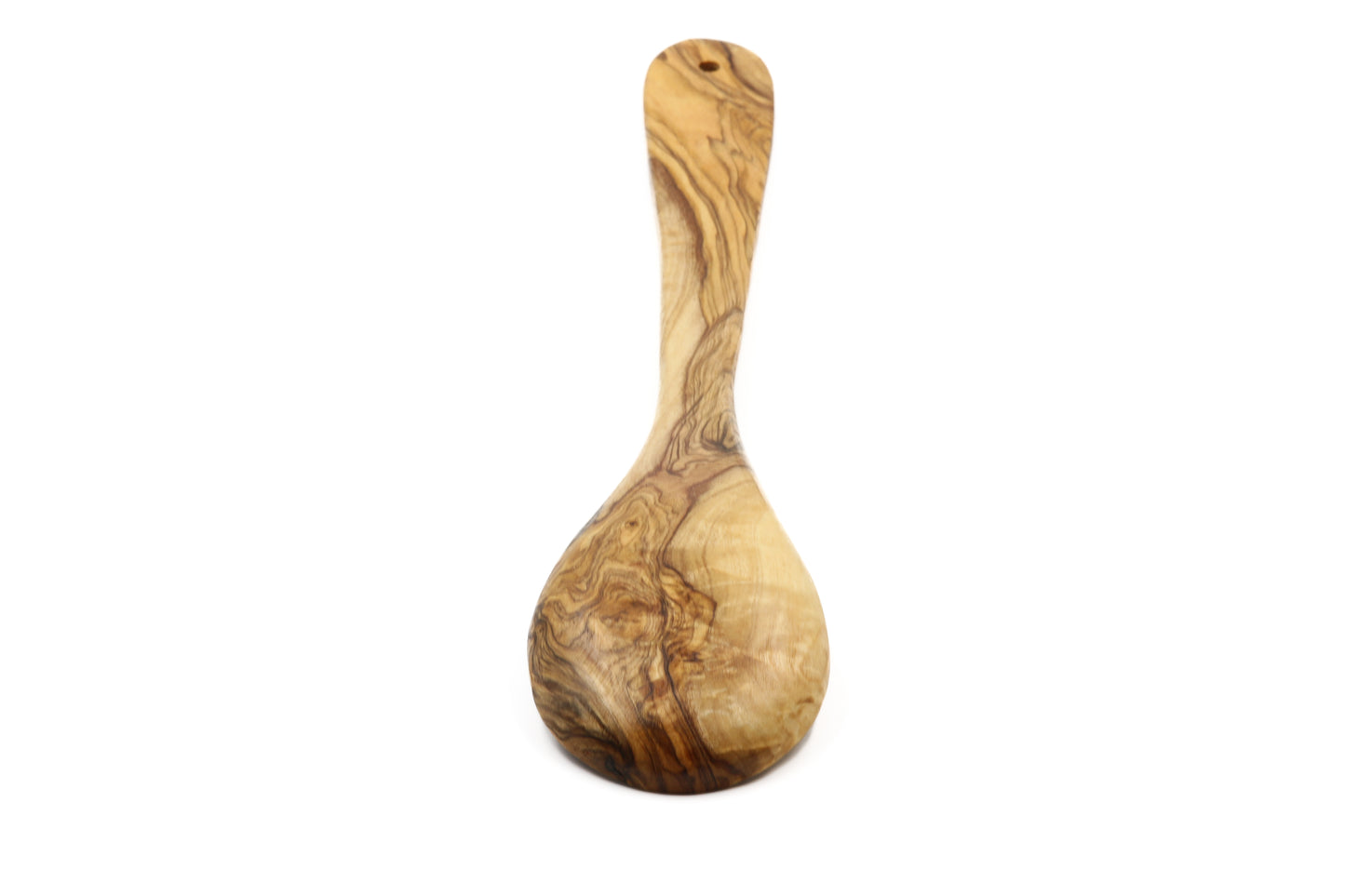 Create delectable meals with this regular olive wood utensil